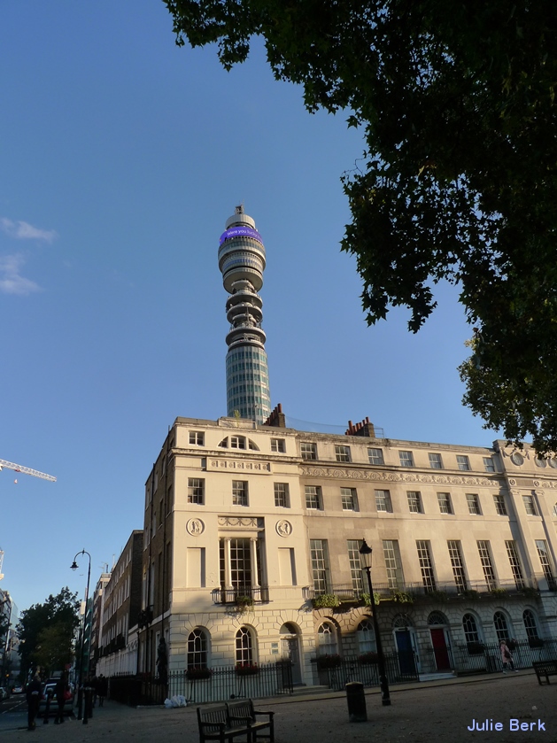 Post Office Tower from Fitzroy Square